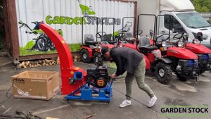 Его работа завораживает - садовый измельчитель Термит У-450 с двигателем Lifan 20.0 л.с.