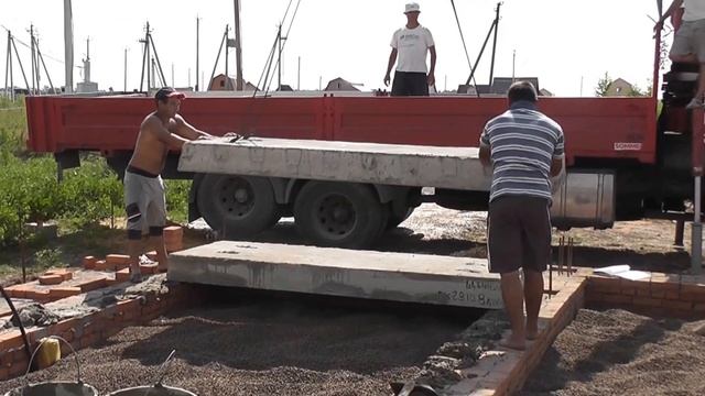 Монтаж плит перекрытия [Плюс Строй] смотреть онлайн