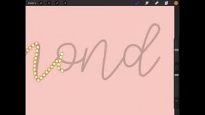 Procreate Diamond Lettering Brush! So Sparkle I Opal Yagley