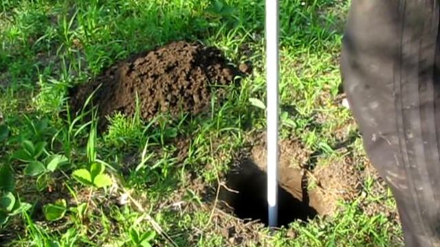 Тестирование самодельного земляного бура смотреть онлайн