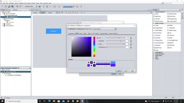 UWP JButton Using Java Swing смотреть онлайн