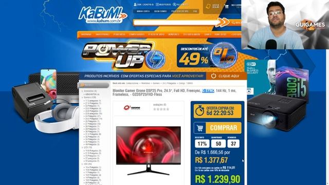 URGÊNCIA 22/02: VÁRIOS MONITORES COM PREÇÃO DU BÃOOOO TEM 144HZ TOP POR R$ 1.015 E MUITO +++ смотреть онлайн