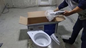Распаковка — Унитаз напольный Cersanit Just 031