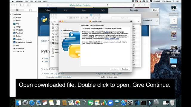 How to install python on MacOS in Tamil with English Subtitles