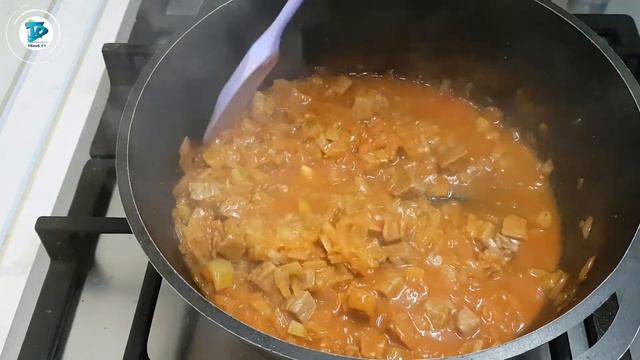 Фасоль с мясом по-турецки! Как можно так вкусно фасоль готовить! Куру фасулье
