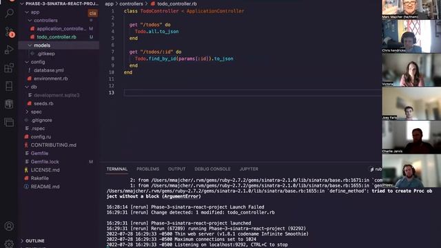060622 Sinatra server and project setup смотреть онлайн