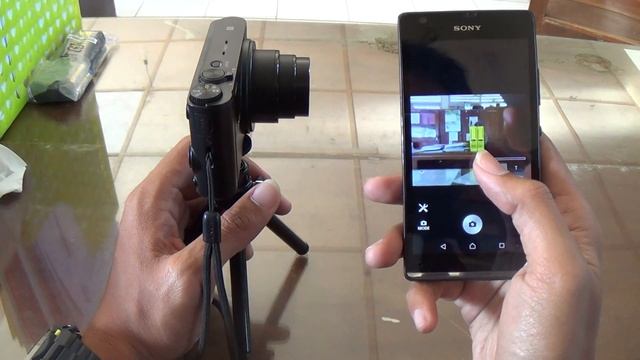 Remote Sony Cybershot DSC-WX350 with PlayMemories Mobile Connect via NFC