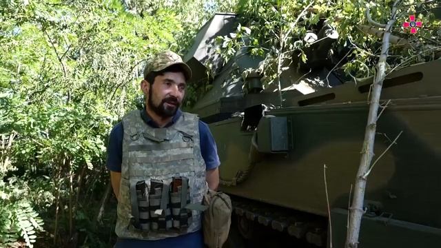 Работа польских 155-мм САУ "Краб" Украине. смотреть онлайн