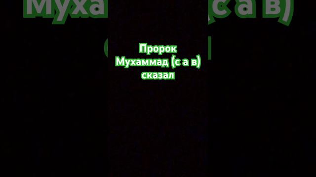 Пророк Мухаммад (с а в) сказал:#quran #islam #религия