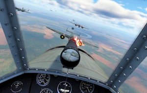 Истребитель Fokker D.21 против бомбардировщиков.