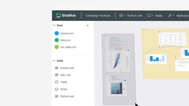 Introducing Einblick's Python Canvas