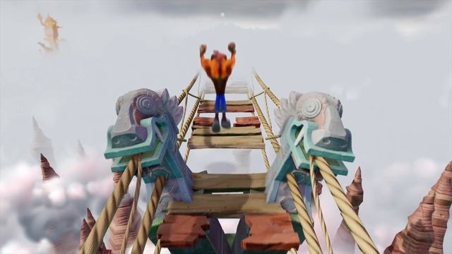 Crash Bandicoot N. Sane Trilogy - Crash 1 - The High Road (Walkthrough, Easiest way to beat this) смотреть онлайн
