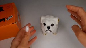 Собака Кивающая головой. Игрушка из Китая на панель авто.