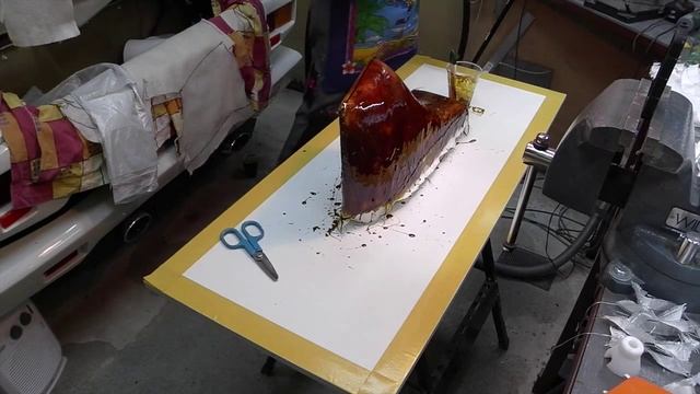 Изготовление воздуховода в автомобиль из стеклопластика: часть 02 (обновлено) смотреть онлайн