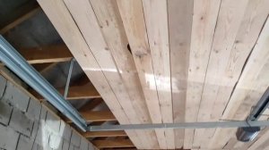 ОТДЕЛКА ГАРАЖА. ОТДЕЛКА ПОТОЛКА. КАК ПОДШИТЬ ПОТОЛОК В ГАРАЖЕ СВОИМИ РУКАМИ. Garage своими руками.