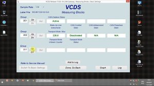 VCDS (Vag-Com) - CAN Gateway - Measuring Blocks
