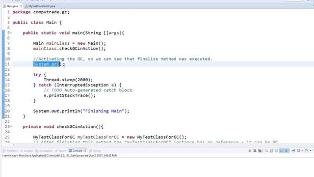 Java Interview Question - Garbage Collector In Action