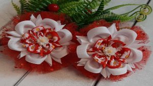 МК. Такие жгучие, оригинальные и очень,очень  красивые бантики из репсовой ленты.