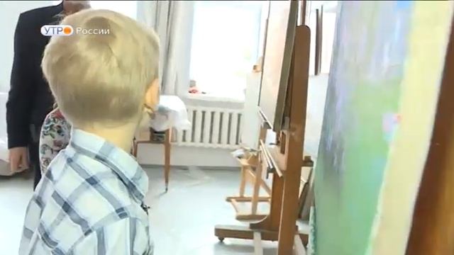 У Народного художника России Германа Травникова побывали юные корреспонденты ГТР смотреть онлайн