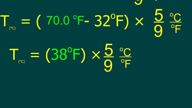 How to convert degrees Fahrenheit to degrees Celsius. Converting F to C. смотреть онлайн