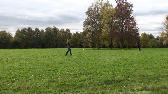 Чемпионат России. Фризби-Фристайл. Екатерина и бордер-колли Квинт..mp4