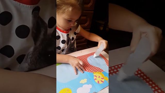 Творческая игра  с  детками 2-3 лет
