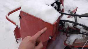 мотоблок Агат + снегоуборщик. Ответ на коментарий.