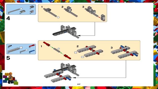 LEGO instructions - Technic - 42043 - Mercedes-Benz Articulated Construction Truck смотреть онлайн