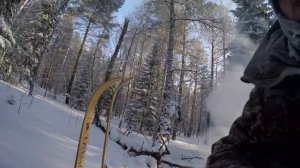 Одиночный пеший поход в минус 45