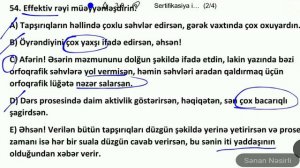 Kurikulum | Sertifikasiya imtahanına dəstək!