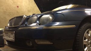 Rover 75. Запуск двигателя после ревизии стартера.