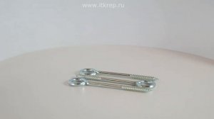 Шуруп кольцо оцинкованный, саморез петля