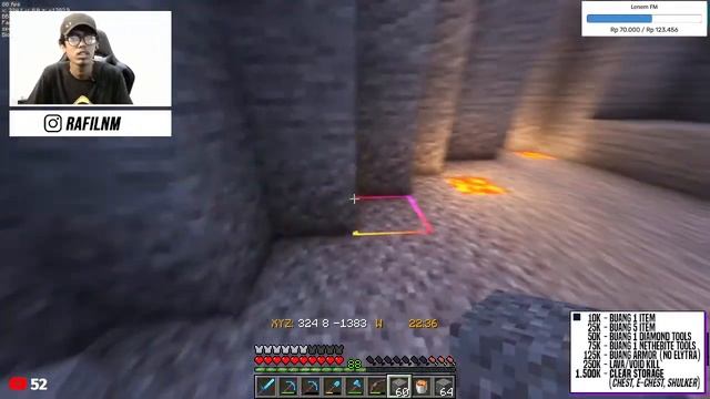 DAY 6829 - Membasmi semua LAVA sebelum masuk ke penggalian DEEPSLATE смотреть онлайн