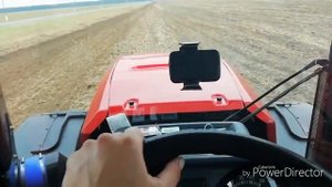 Первый выезд в поле на новом Мтз 3522!
