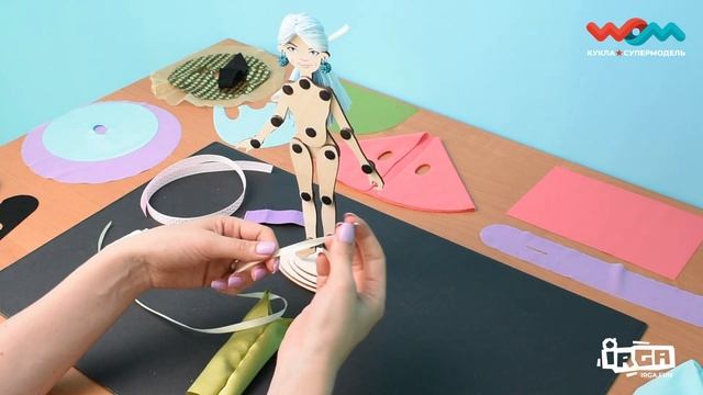 Очень красивое и очень простое платье для куклы WOM смотреть онлайн