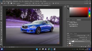 как перекрасить и объединить объекты в фотошоп