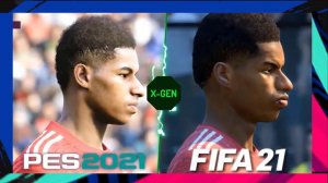 FIFA 21 vs PES 2021 - Player Faces Comparison | fifa 21 vs pes 2021 ps5 | next gen