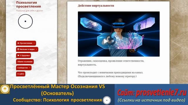Действие виртуальности