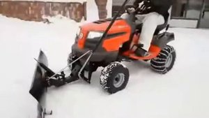 Садовый минитрактор Husqvarna без травосборника+отвал