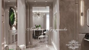 Яркий и стильный интерьер кухни–гостиной в современном стиле