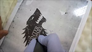 Ручная гравировка по стеклу (#1) Игра престолов