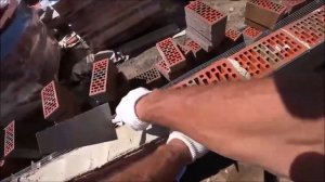 кирпичная кладка  с нивком. Расшиваем с нивком..