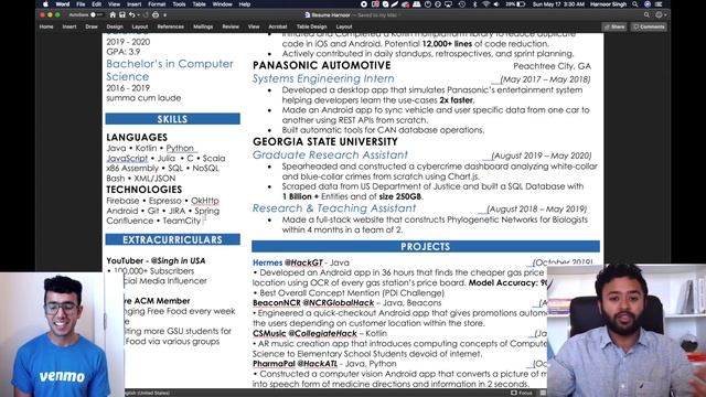 Brutal Resume Review by Ex-Google, Ex-Facebook Software Engineer смотреть онлайн