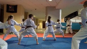 Sanga karate school. Тренировка по каратэ. Дети 9-11 лет.