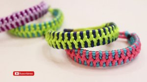 Пошаговое руководство по браслету, Как сплести браслет из атласных шнуров.