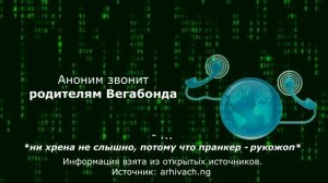 Запись Звонков - Травля и Угрозы - Вегабонд