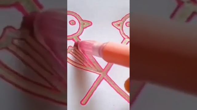 Sparrow drawing |preschooler activities #draw #toddlers  #trending #kindergartenlearningvideos #kid