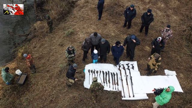 ОРУЖИЕ ИЗ ЖЕЛЕЗНОЙ РЕКИ / СХРОН ВТОРОЙ МИРОВОЙ / CACHES OF WEAPONS OF WORLD WAR II смотреть онлайн