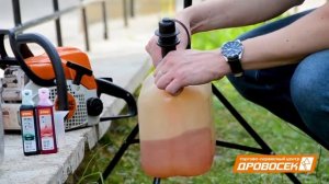 Как приготовить смесь для бензопилы