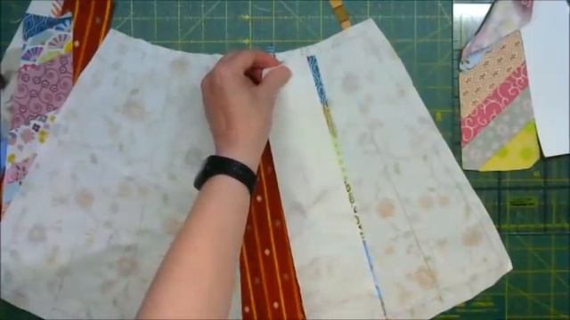 Ланчмат на круглый стол из обрезков. Еще одна идея утилизации остатков ткани. смотреть онлайн